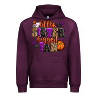 Mauve Wine little sister biggest fan basketball Urban Hoodie - Jasminsmagicworld