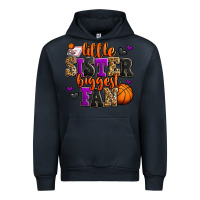 Navy little sister biggest fan basketball Urban Hoodie - Jasminsmagicworld