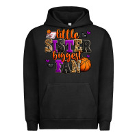 Pigment Black little sister biggest fan basketball Urban Hoodie - Jasminsmagicworld