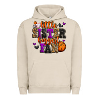 Pigment French Oak little sister biggest fan basketball Urban Hoodie - Jasminsmagicworld