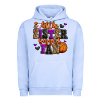 Pigment Grape Ice little sister biggest fan basketball Urban Hoodie - Jasminsmagicworld