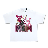 White cheer mom Urban Heavy Tee - FaDigitalArtStudio