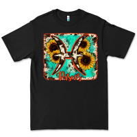 Black pisces turquoise cowhide Premium Tee - RanaPortraitStore