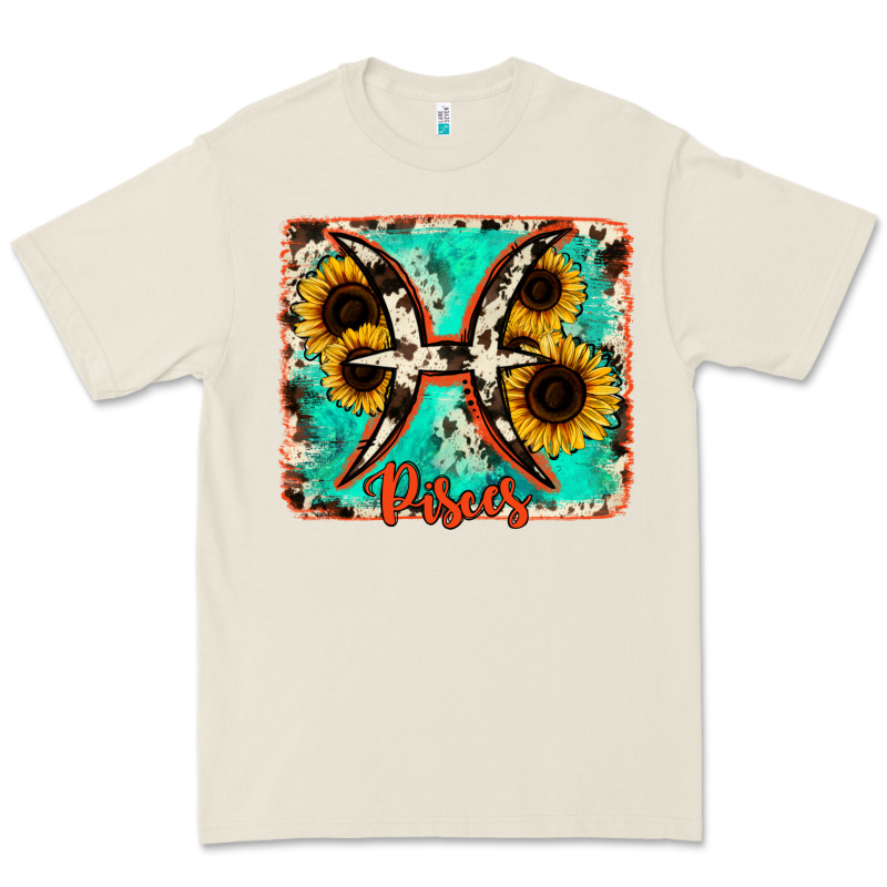 Pisces Turquoise Cowhide Premium Tee by RanaPortraitStore | Teevron