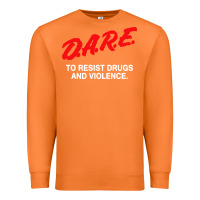 Carrot d a r e anti drugs Premium Sweatshirt - DesigneFamous