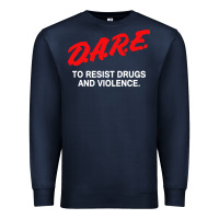 Navy d a r e anti drugs Premium Sweatshirt - DesigneFamous