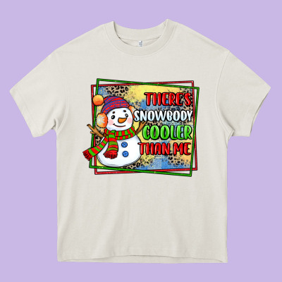 Theres Snowbody Cooler Than Me Heavy Core Tee Designed By Cowgirlartshop