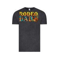 Vintage Black Western Rodeo Dad Vintage Tee - BundleAndBundleShop