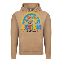 Vintage Coffee proud autism mom rainbow Vintage Hoodie - CowhideDigitalArt