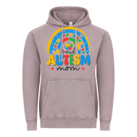 Vintage Zinc proud autism mom rainbow Vintage Hoodie - CowhideDigitalArt