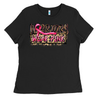 Black Warriors wear pink Ladies Tee - FaDigitalArtStudio