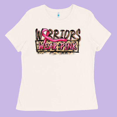 Warriors Wear Pink Ladies Tee Designed By Fadigitalartstudio