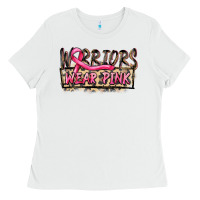 White Warriors wear pink Ladies Tee - FaDigitalArtStudio