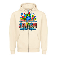 Sandshell autism awareness accept love understand Zipper Hoodie - JahusDesignShop