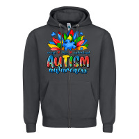 Smoke autism awareness accept love understand Zipper Hoodie - JahusDesignShop