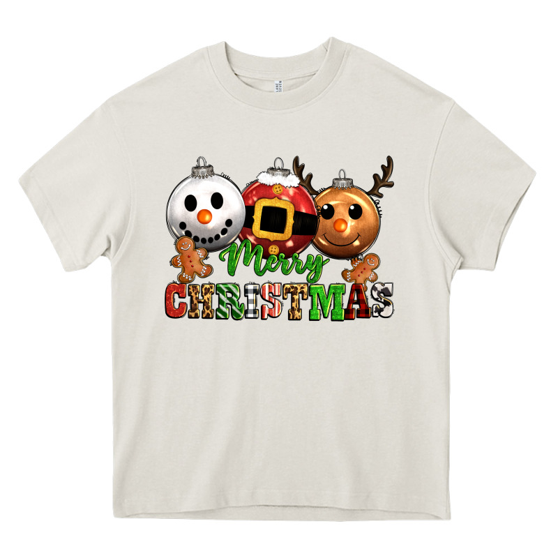 Merry Christmas Heavy Core Tee by CowGirlArtShop | Teevron