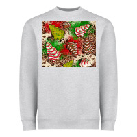 Heather Grey little debbie tree cakes leopard Heavyweight Sweatshirt - JahusDesignShop