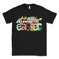 Black Happy Easter Easter Day Classic Tee - CowGirlArtShop