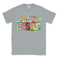 Heather Grey Happy Easter Easter Day Classic Tee - CowGirlArtShop