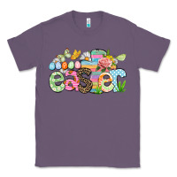 Lavender Happy Easter Easter Day Classic Tee - CowGirlArtShop
