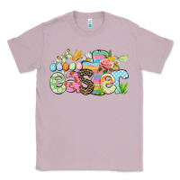 Lilac Happy Easter Easter Day Classic Tee - CowGirlArtShop