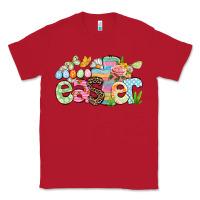 Red Happy Easter Easter Day Classic Tee - CowGirlArtShop