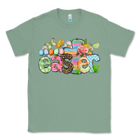 Sage Happy Easter Easter Day Classic Tee - CowGirlArtShop