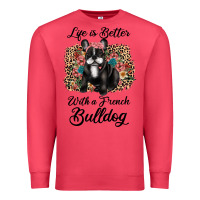 Cardinal life is better with a french bulldog Premium Sweatshirt - JahusDesignShop