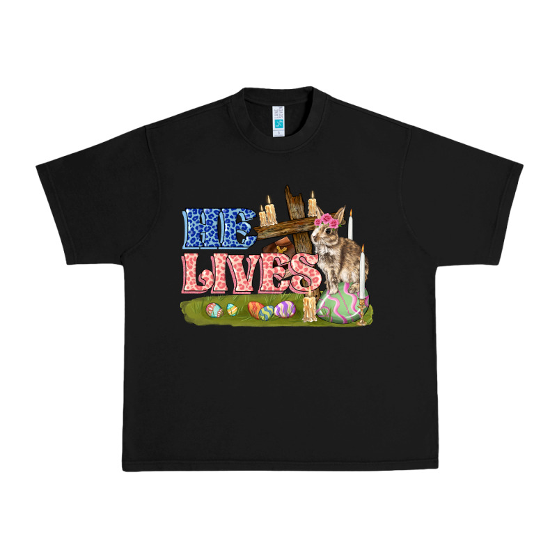 He Lives Easter Urban Heavy Tee by FaDigitalArtStudio | Teevron