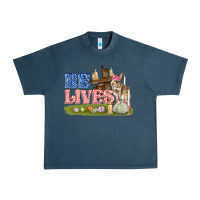 Midnight Navy he lives easter Urban Heavy Tee - FaDigitalArtStudio