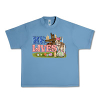 Pebble Blue he lives easter Urban Heavy Tee - FaDigitalArtStudio