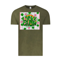 Vintage Olive lucky charm st patricks Vintage Tee - FaDigitalArtStudio
