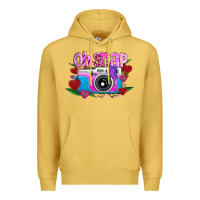 Antique Gold Oh Snap Premium Hoodie - CowhideDigitalArt