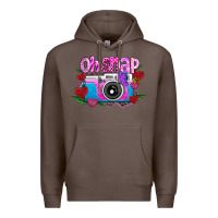 Coffee Oh Snap Premium Hoodie - CowhideDigitalArt