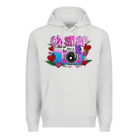 Dove Grey Oh Snap Premium Hoodie - CowhideDigitalArt
