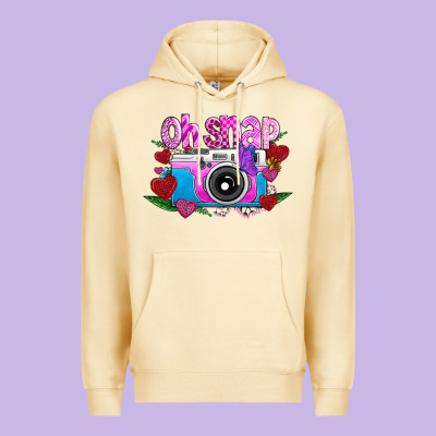 Oh Snap Premium Hoodie Designed By Cowhidedigitalart