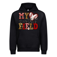 Black my heart is on that field baseball Urban Hoodie - Jasminsmagicworld