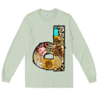 Matcha farm life alphabet lowercase letters d Long Sleeve Tee - BundleAndBundleShop