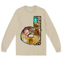 Mushroom farm life alphabet lowercase letters d Long Sleeve Tee - BundleAndBundleShop