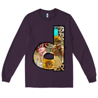 Plum farm life alphabet lowercase letters d Long Sleeve Tee - BundleAndBundleShop