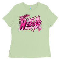 Not All Heroes Wear Capes Cancer Awareness Ladies Tee | Teevron