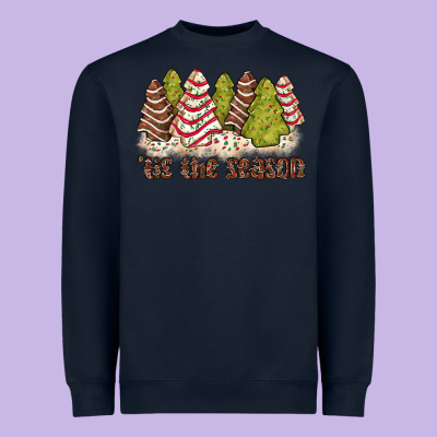 Tis The Season Little Debbie Tree Cakes Heavyweight Sweatshirt Designed By Jahusdesignshop