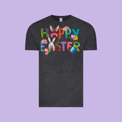 Western Happy Easter Vintage Tee Designed By Bundleandbundleshop