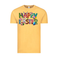 Vintage Mustard Western Happy Easter Vintage Tee - BundleAndBundleShop