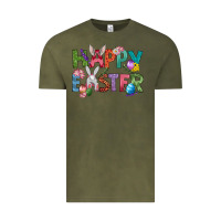 Vintage Olive Western Happy Easter Vintage Tee - BundleAndBundleShop