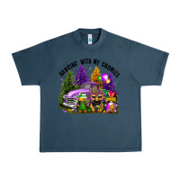 Midnight Navy mardi gras hanging with my gnomies Urban Heavy Tee - FaDigitalArtStudio