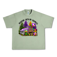 Oil Green mardi gras hanging with my gnomies Urban Heavy Tee - FaDigitalArtStudio
