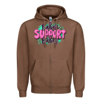 Chestnut babes support babes Zipper Hoodie - JahusDesignShop
