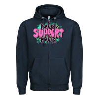 Navy babes support babes Zipper Hoodie - JahusDesignShop