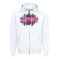 White babes support babes Zipper Hoodie - JahusDesignShop